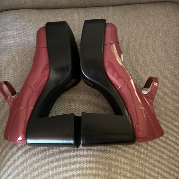 Jeffrey Campbell Pia Platform Mary Janes in Rust Patent - Picture 7 of 8